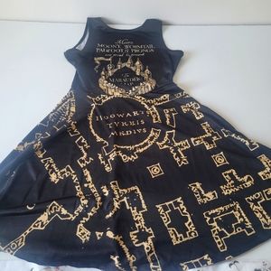 Harry Potter Marauders Map dress